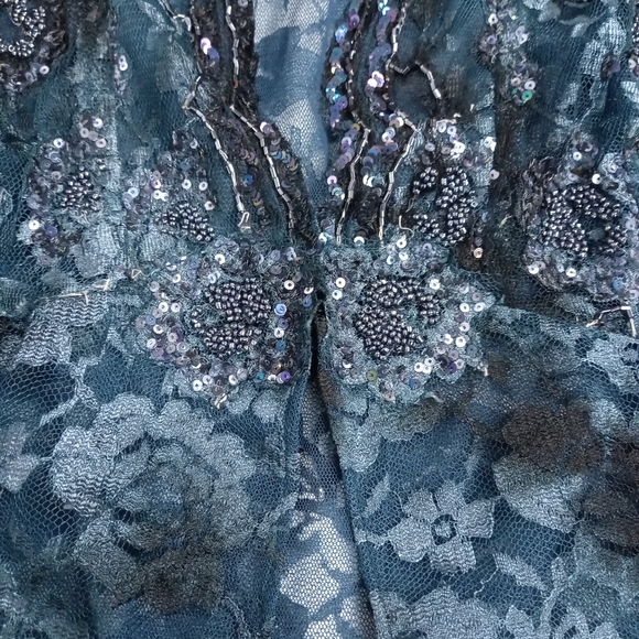 Anyhea Crawford vintage lace shirt jacket 16 - Picture 8 of 11